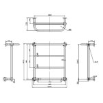 Burlington Cleaver/Babble Grzejnik wodny Gold R3GOLD