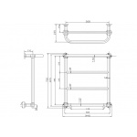 Burlington Cleaver/Babble Grzejnik wodny chrom R3CHR