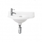   Burlington Curved Cloakroom Umywalka 49,5x25,5 biała P13L W MAGAZYNIE !!!