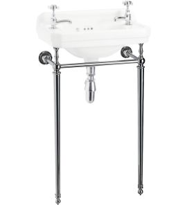 Burlington Edwardian Cloakroom Stelaż pod umywalkę chrom T21ACHR