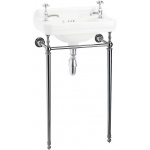 Burlington Edwardian Cloakroom Stelaż pod umywalkę chrom T21ACHR