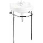 Burlington Edwardian Round Stelaż pod umywalkę chrom T24ACHR