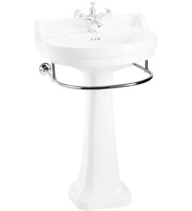 Burlington Edwardian Round Reling na ręcznik 47,5 cm chrom T4CHR