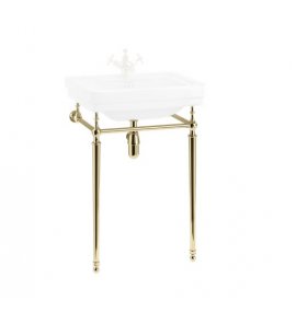 Burlington Edwardian Stelaż pod umywalkę złoty T22AGOLD