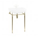 Burlington Edwardian Stelaż pod umywalkę złoty T22AGOLD