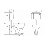   Burlington Elementy do dolnopłuku chrom T31CHR W MAGAZYNIE!!