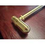   Burlington/Galatea Design Syfon umywalkowy z okrągłym spodem Złoto szczotkowane W14BRG/GDW14BRG W MAGAZYNIE!!