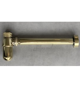   Burlington/Galatea Design  Syfon umywalkowy z okrągłym spodem gold W14GOLD/GDW14GOLD  W MAGAZYNIE!!