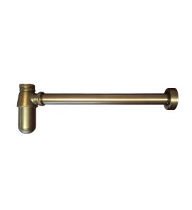   Burlington/Galatea Design Syfon umywalkowy z okrągłym spodem old brass W14OLB/GDW14OLB W MAGAZYNIE!!