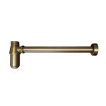   Burlington/Galatea Design Syfon umywalkowy z okrągłym spodem old brass W14OLB/GDW14OLB W MAGAZYNIE!!