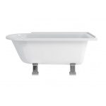 Burlington Hampton Wanna Wolnostojąca 150x75 cm Prawa biała E21