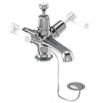 Burlington Bateria umywalkowa jednootworowa z głowicą ceramiczną chrom T13-QT