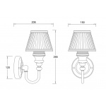  Burlington Kinkiet ścienny pojedynczy chrom EL/BL22 W MAGAZYNIE!!