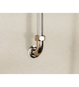 Burlington Kolanko wypływu do rury pionowej do deszczownicy 3/4” chrom T17