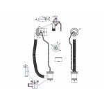 Burlington Komplet wannowy z łańcuszkiem Gold W3GOLD