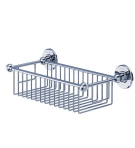 Burlington Koszyk ścienny głębokość 62 mm Chrom A23CHR