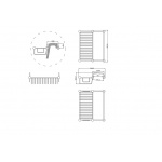  Burlington Koszyk wannowy, Chrom A50CHR NA MAGAZYNIE!! Tylko 1 sztuka w takiej cenie!!