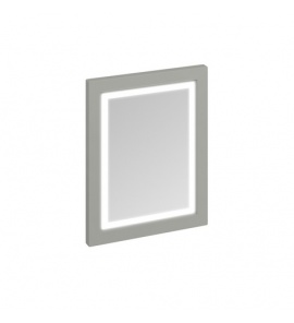 Burlington Lustro Łazienkowe z podświetleniem LED 60 x 75 cm oliwka M6MO