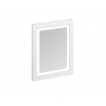Burlington Lustro Łazienkowe z podświetleniem LED 60 x 75 cm biały M6MW