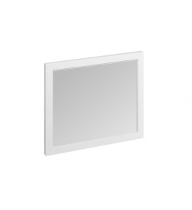 Burlington Lustro Łazienkowe 90 x 75 cm biały M9OW