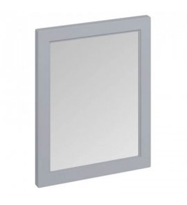 Burlington Lustro łazienkowe 600x750 mm Szary M6OG