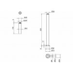 Burlington Osłony ozdobne przyłączy baterii wannowej Gold W6GOLD