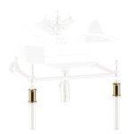 Burlington Regal Zestaw przedłużający do stelaża umywalkowego złoty T62GOLD