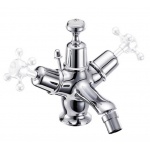 Burlington Bateria bidetowa z głowicą ceramiczną chrom T15-QT