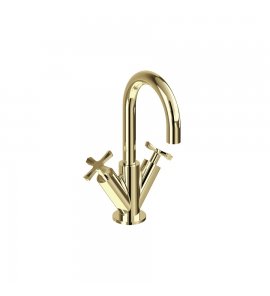 Burlington Riviera Bateria umywalkowa jednootworowa Złota RIV8GOLD