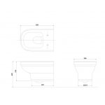 Burlington Riviera Miska WC wisząca Biała RIV13 W MAGAZYNIE!!