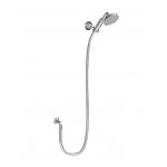 Burlington Riviera Słuchawka prysznicowa z wężem, uchwytem punktowym mocowanym do ściany Chrom RIV20CHR