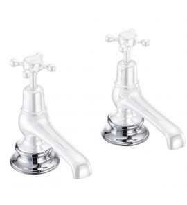 Burlington Rozety podwyższające do baterii (para) chrom T4A