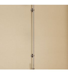 Burlington Rura pionowa przedłużona z mocowaniami do deszczownicy natynkowej chrom V22