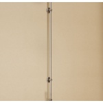 Burlington Rura pionowa przedłużona z mocowaniami do deszczownicy natynkowej chrom V22