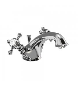   Burlington Stafford Bateria umywalkowa 1-otworowa z pokrętełami chrom STA11-QT