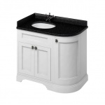 Burlington Szafka pod umywalkę 1000 mm Lewa Biały FC2W