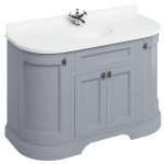Burlington Szafka pod umywalkę 1340 mm Szary FC1G