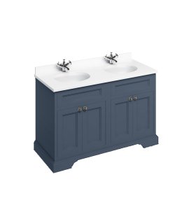 Burlington Szafka pod umywalkę 1300 mm Niebieski FC9B