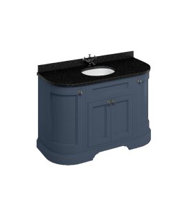 Burlington Szafka pod umywalkę 1340 mm Niebieski FC1B