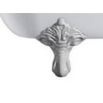 Burlington Traditional Nogi do wanny Białe E11WHI