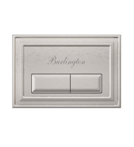 Burlington Traditional Przycisk spłuczki brushed nickel BURPLATEL