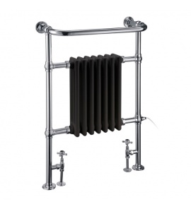 Burlington Trafalgar Grzejnik wodny chrom/czarny R1CHRBLA