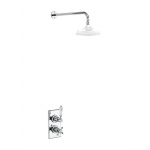 Burlington Trent Bateria natryskowa podtynkowa termostatyczna chrom TF1S W MAGAZYNIE!!