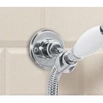  Burlington Uchwyt punktowy na słuchawkę prysznicową chrom V18 W MAGAZYNIE!!