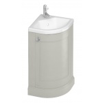 Burlington Umywalka narożna 43x43 cm biała FC7BB