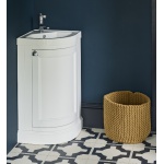 Burlington Umywalka narożna 43x43 cm biała FC7BB