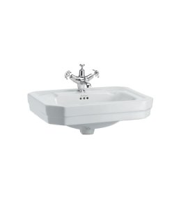   Burlington Victorian Umywalka ścienna 56x47 cm jednootworowa, Biały B21TH