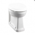 Burlington WC Stojący montaż do ściany biały P14