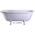 Burlington Windsor wanna wolnostojąca 170x75 biała E3
