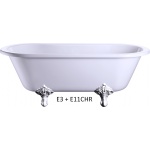 Burlington Windsor wanna wolnostojąca 170x75 biała E3